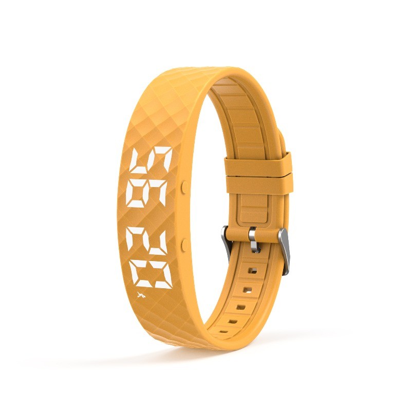 Pulseira inteligente monitoramento do sono despertador esportes pulseira recarregável