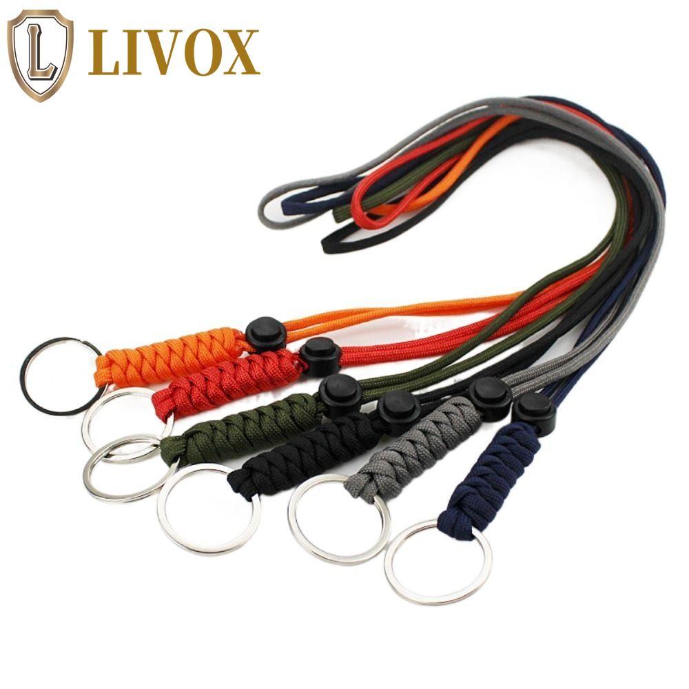LIVOX Paracord Cordão Pulseira Corda Anti-Perdido Cinta Mochila Chaveiro Pendurado Fivela De Pulso