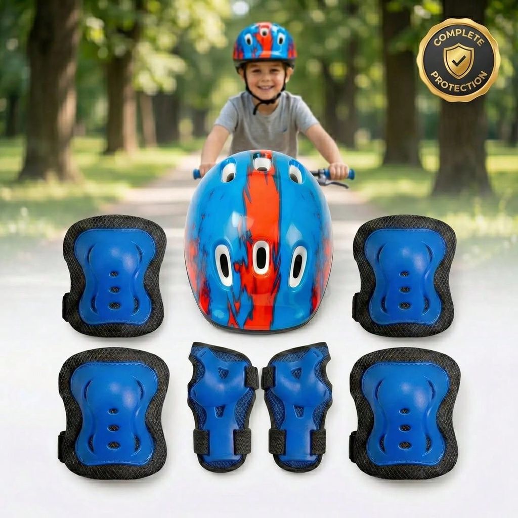 Kit Proteção Patins Skate Infantil Completo 7 Peças