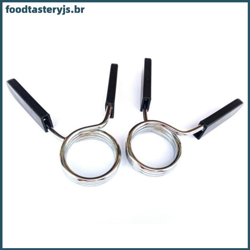 FTTJ Barbell Braçadeira Primavera Colar Clipes Ginásio Peso Haltere Bloqueio Kit Lock BR