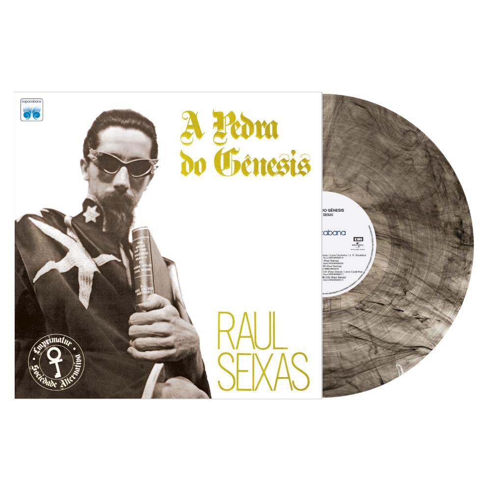 Imagem Vinil Raul Seixas - A Pedra do Gênesis (1988 / LP Fumê Translúcido Esfumaçado)