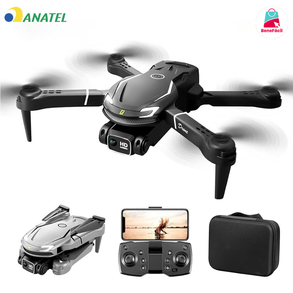 Novo Drone Aéreo V88 8K HD Dupla Lente Quadcopter Profissional com Evitar Obstáculos