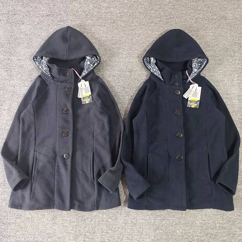 Americano único T casa jaqueta de lã infantil outono inverno meninas meninas com capuz Cardigan moletom quente comprimen