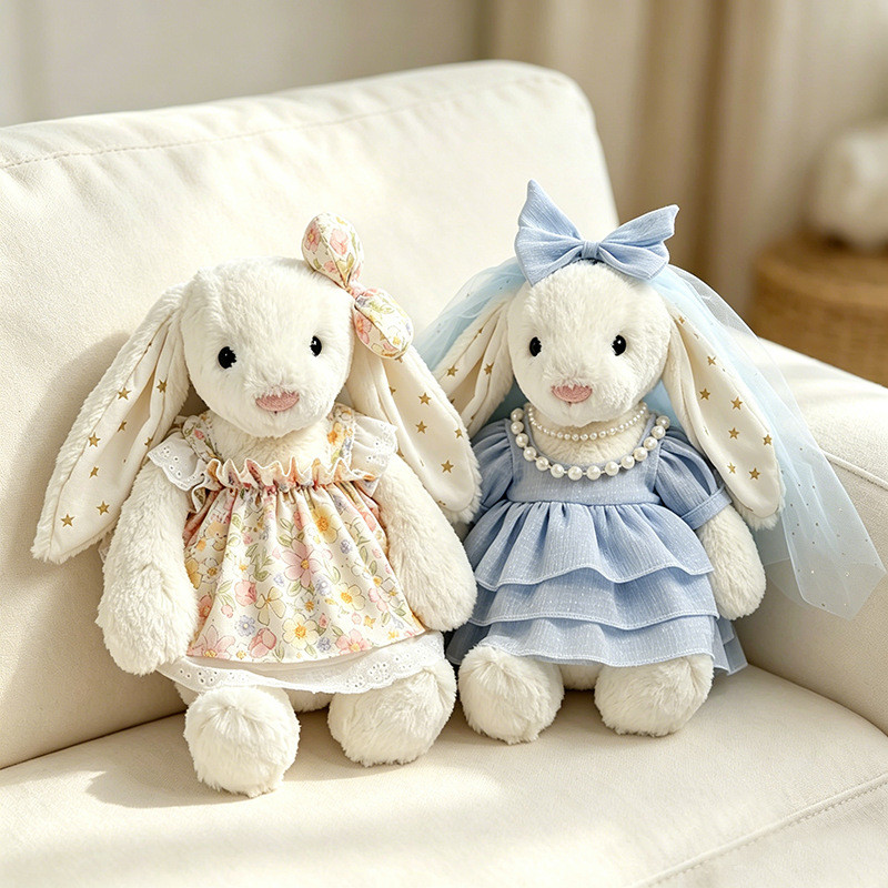 Apenas roupas à venda] adequadas para 32/36cm Bonnie coelho boneca de pelúcia roupas sonho palácio luar azul gaze vestid