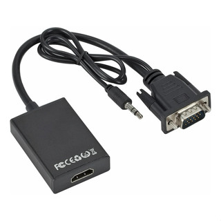 Cabo Adaptador Conversor In Vga (pc) E Usb P/ Out Hdmi(tv) em Oferta na Shopee