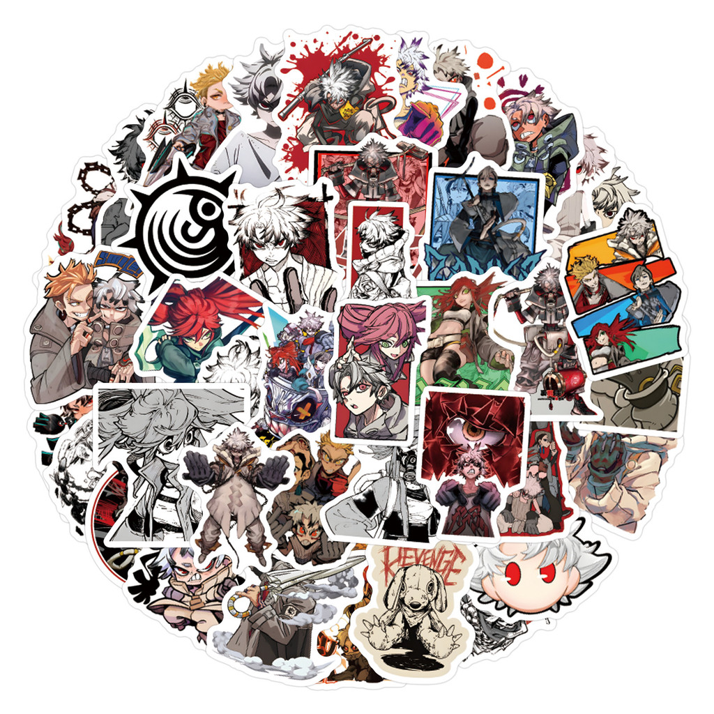GACHIAKUTA Novo Design Graffiti Adesivos 60 Peças-DIY Manga Para Bagagem E Skate