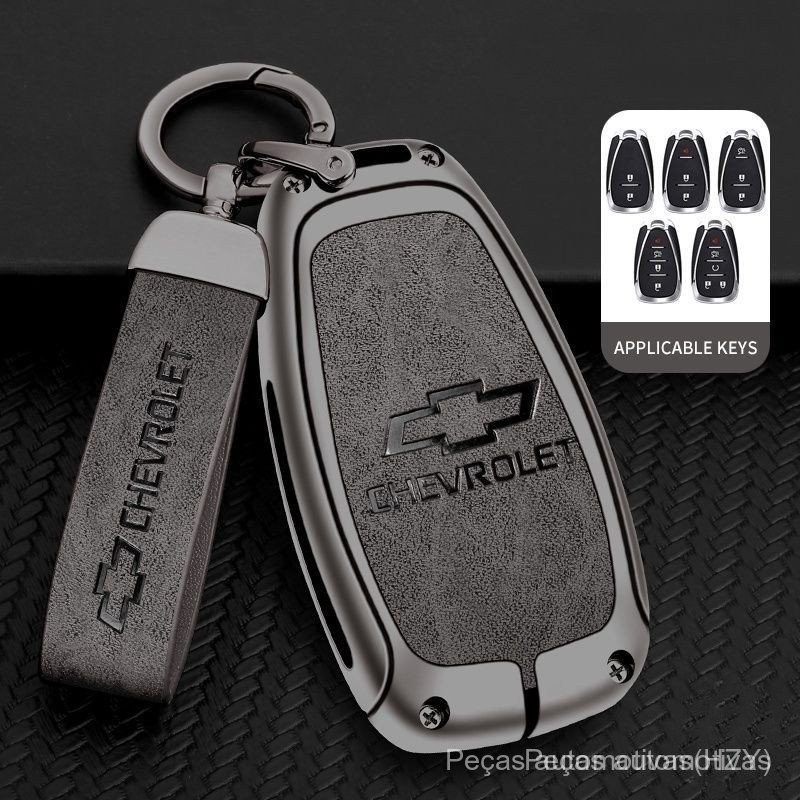 Tampa de Chave de Liga de Zinco para Chevrolet Onix Equinox Orlando Cruze Spark Sonic Camaro Volt Trax Malibu Blazer NSJ