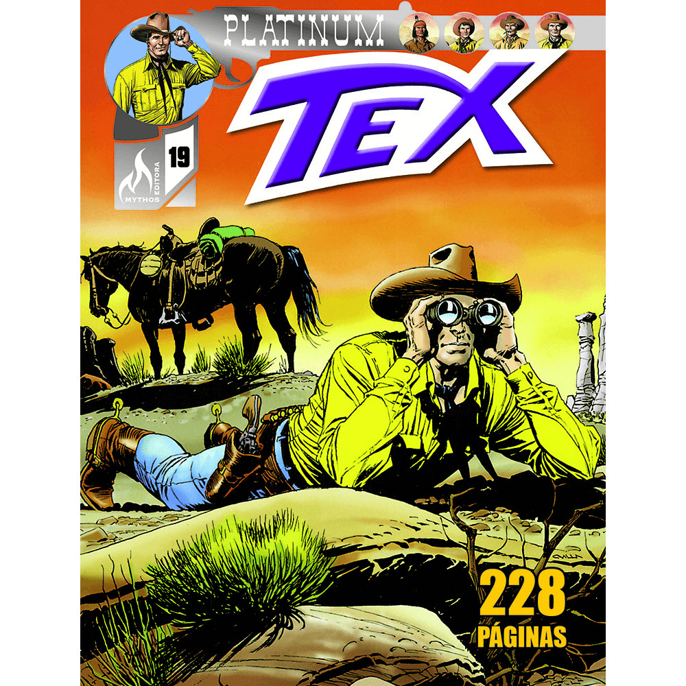 Livro - Tex Platinum Nº 19 - Mythos Editora ISBN 9788578674083