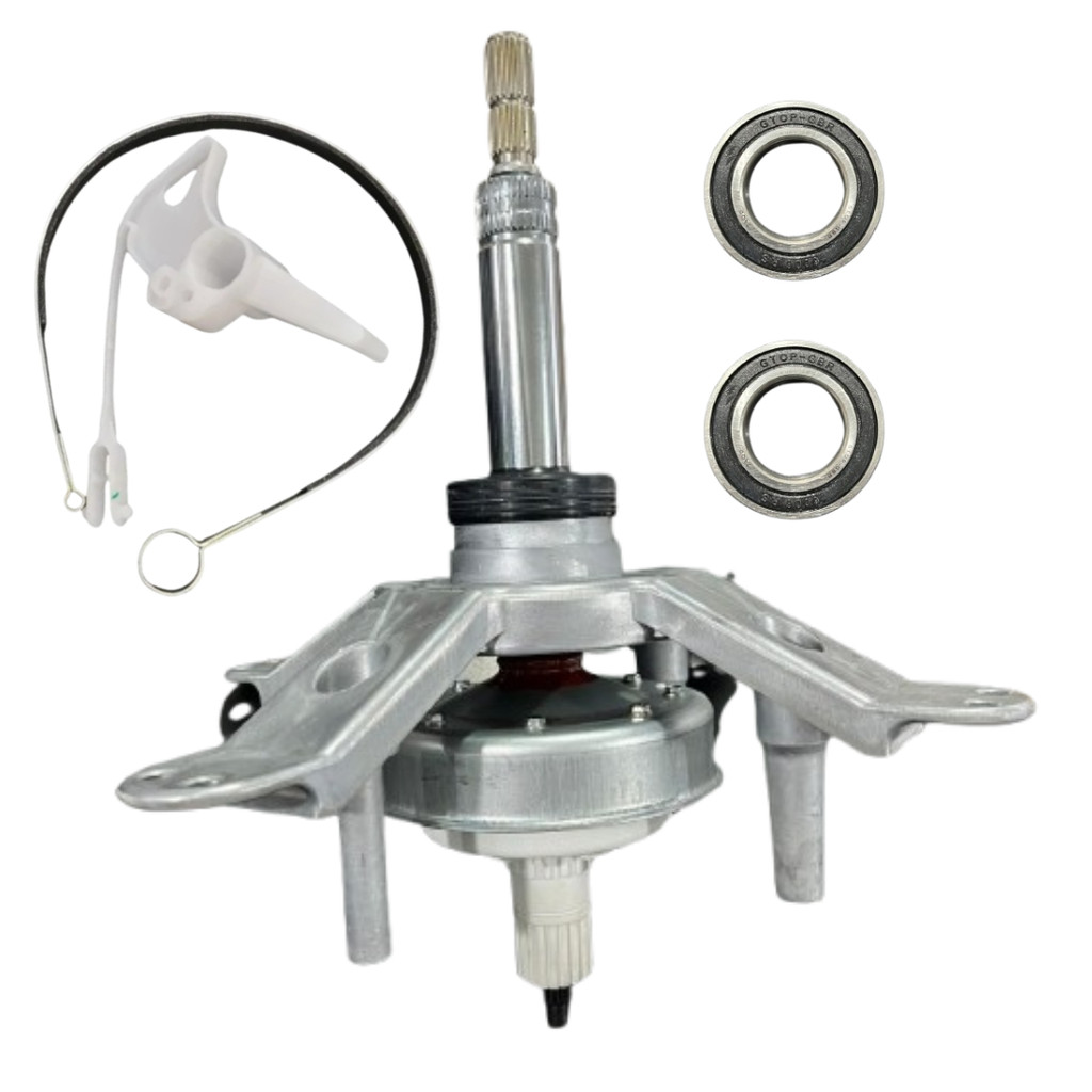 Kit Mecanismo Brastemp Consul 15 quilos Bwh15 Cwl16 Bwk15 C/ Suporte Aranha E 2 Rolamentos 6006
