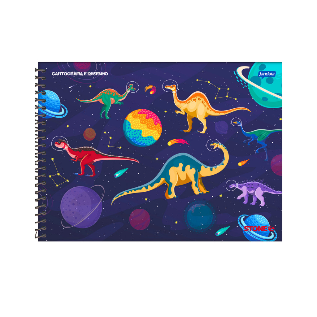 Caderno De Desenho Universitário 80 Folhas Stone - JANDAIA Capa:Espaço em Oferta na Shopee