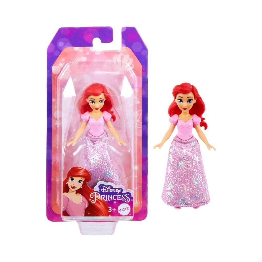 Mini Boneca Ariel 9cm Disney Princesas Brinquedo Infantil Colecionável Original Mattel