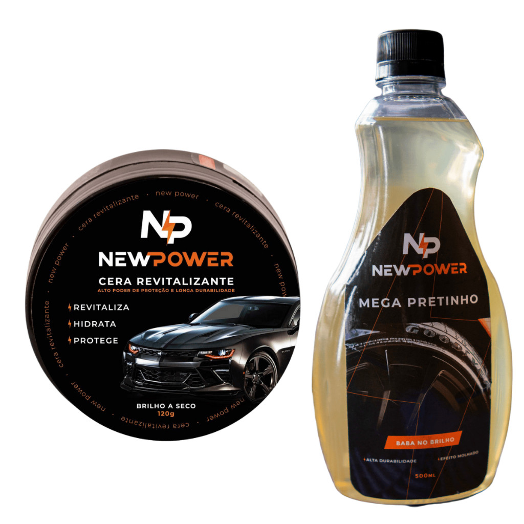 KIT CERA REVITALIZADORA + SUPER PRETINHO PARA SEUS PNEUS - MARAVILHOSOS RESULTADOS NÃO SAI COM ÁGUA em Oferta na Shopee