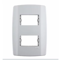Placa Slim Ilumi Para 2 Modulos Separados Com Suporte 4X2