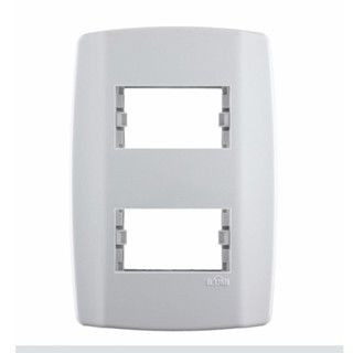 Placa Slim Ilumi Para 2 Modulos Separados Com Suporte 4X2 em Oferta na Shopee