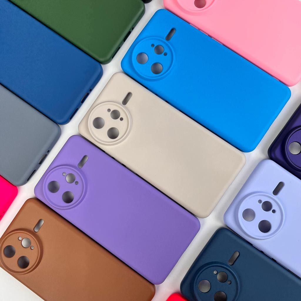 Kit - Capa Capinha Case Xiaomi + Película Poco F7 Ultra / Redmi K8 Pro 5G Silicone Colorida Aveludada Proteção de Câmera