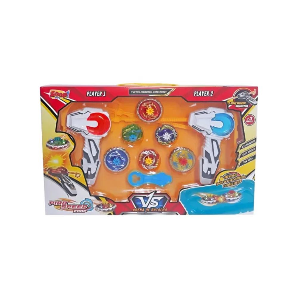PIÕES SPEED ZOOP COM ARENA DE BATALHA - ZOOP TOYS