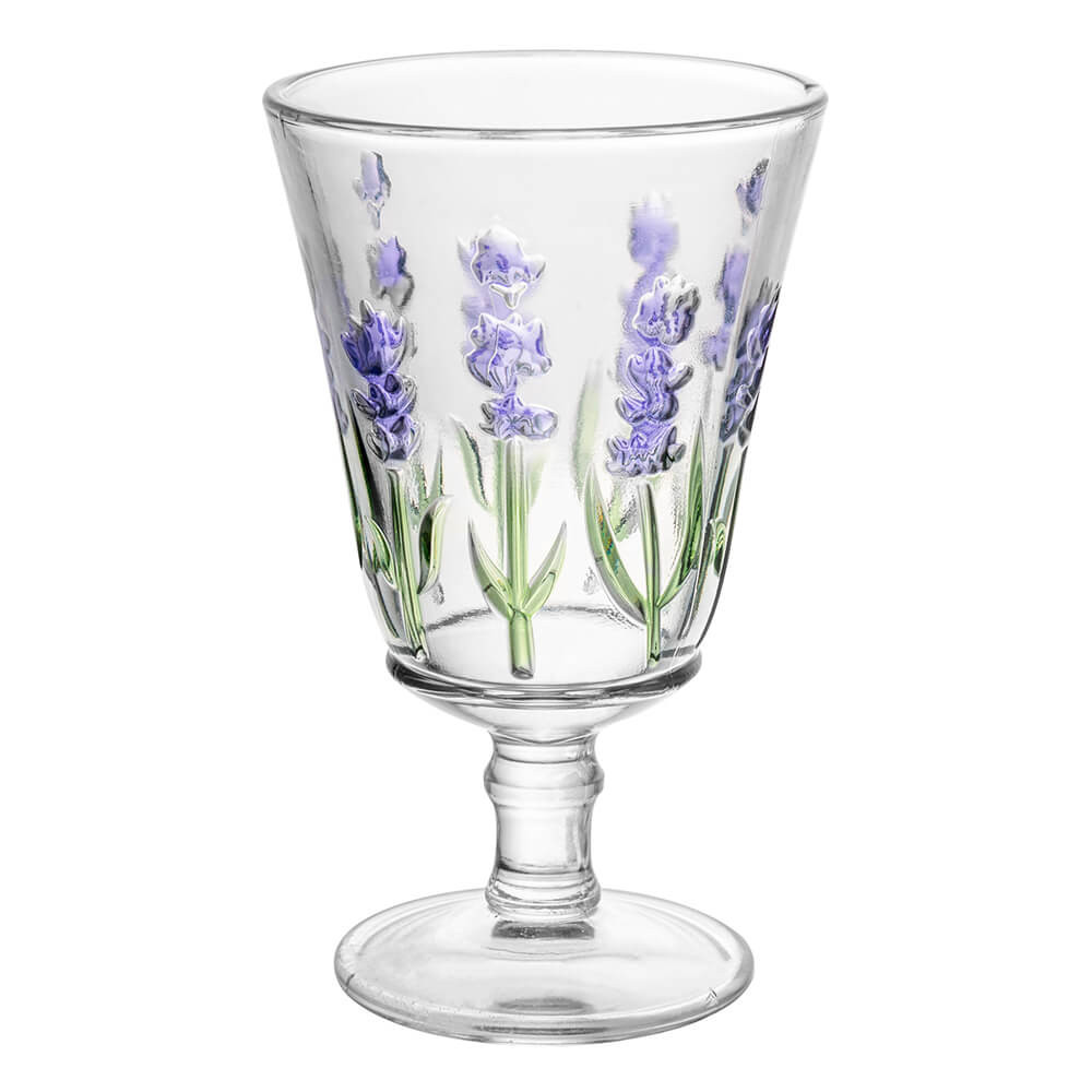 Taça de Cristal Lavanda Hand Painting 1 peça - Lyor em Oferta na Shopee