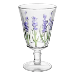 Jogo de Taças de Cristal Lavanda Hand Painting 240 ml- Lyor