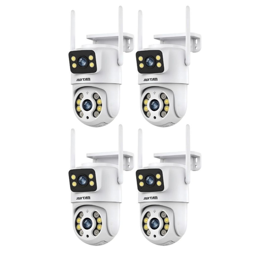 Kit 4 Câmera Dome de Dupla Lente Detecção de Humanos Segurança Residencial em Oferta na Shopee