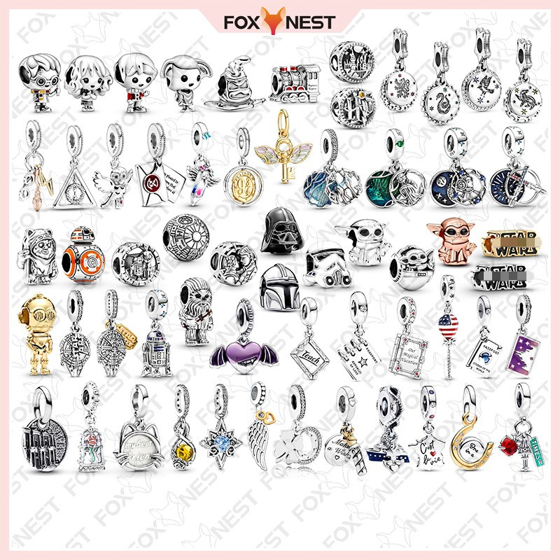 Amuleto De Pena S925 Banhado A Prata Perfeito Para Qualquer Roupa Pingente DIY em Oferta na Shopee