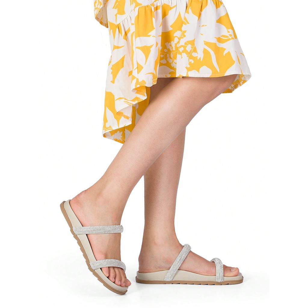 Papete Rasteirinha Feminina Conforto Sandália Birken Casual 090-0017