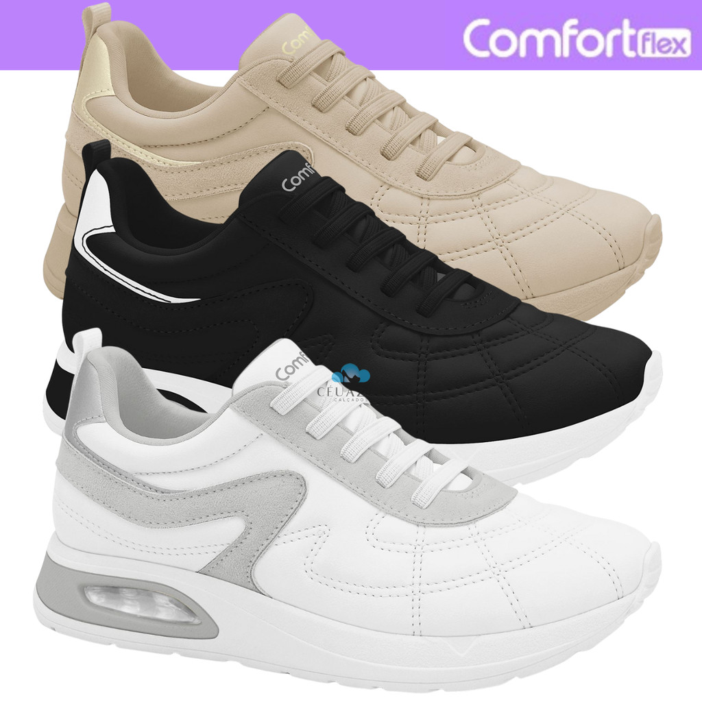 Tênis Feminino Comfortflex Casual Conforto Original Caminhada