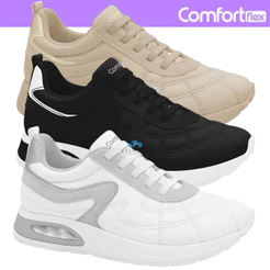 Tênis Feminino Comfortflex Casual Conforto Original Caminhada