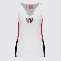 Regata São Paulo Soberano Feminino Branca