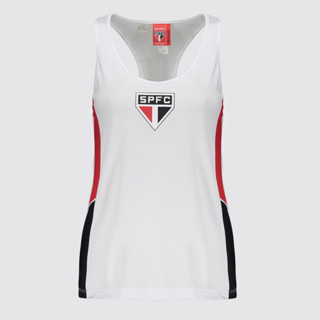 Regata São Paulo Soberano Feminino Branca em Oferta na Shopee