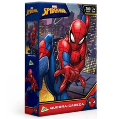 QUEBRA CABEÇA SPIDER MAN 200 PEÇAS TOYSTER PUZZLE HOMEM ARANHA FILME SUPER HERÓI MARVEL COMIC SPIDEY