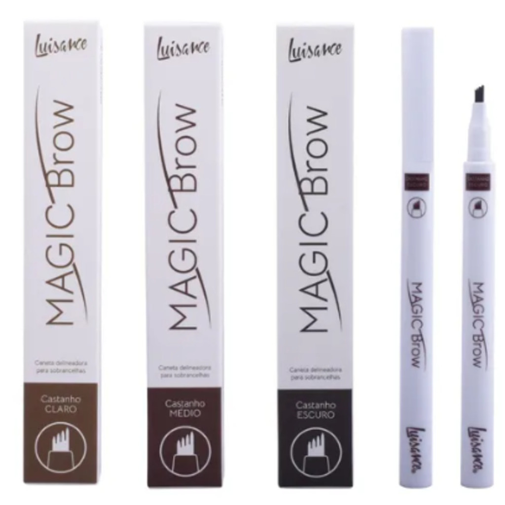 Caneta 4D Delineadora Para Sobrancelhas, Natural E Duradoura Luisance - Magic Brow