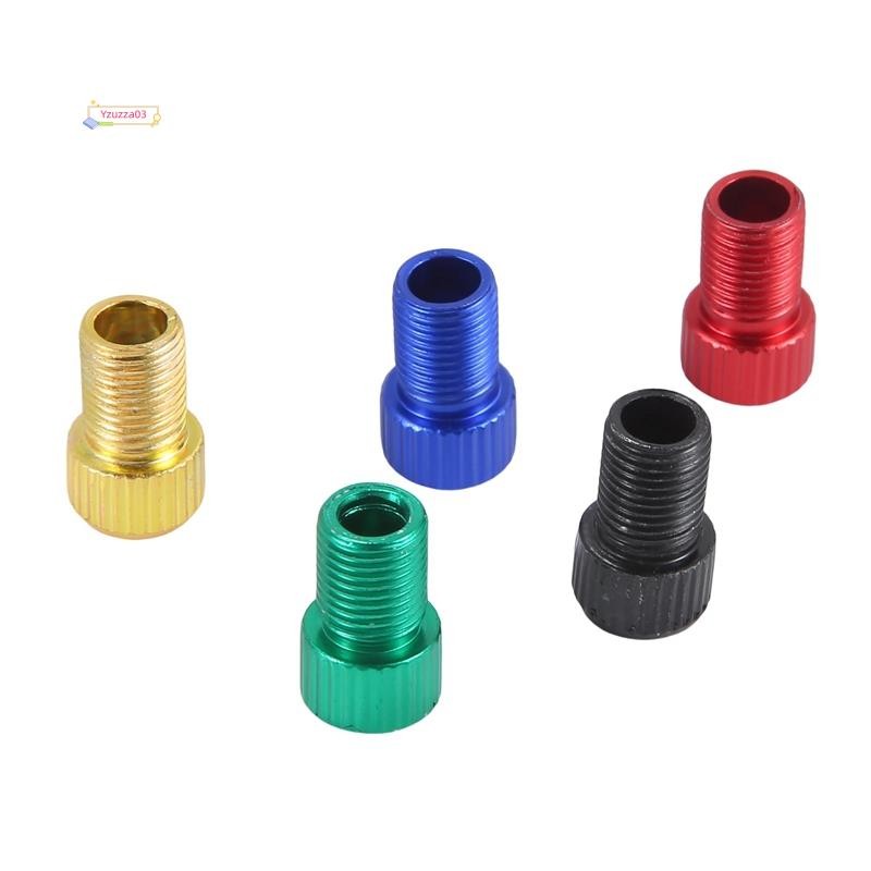 [Hot]10 Unidades Conversor Adaptador De Válvula Presta Para Schrader Tubo De Pneu De Bicicleta Multicolorido