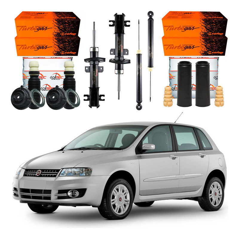 Kit Amortecedor Dianteiro Traseiro Stilo 1.8 2002 A 2011