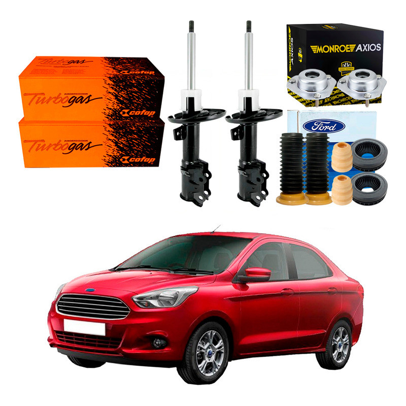 Kit Amortecedor Dianteiro´ Ford Ka Sedan 1.0 1.5 2014 A 2017