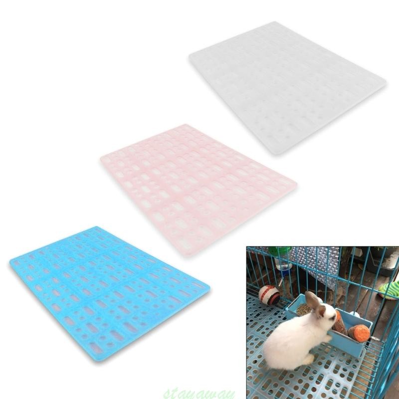 SRA Hamster Esquilos Gaiola Protetores Pés Tapetes Coelhos Gaiolas Protetoras Almofada Chão 2 Peças