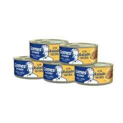 Kit 5 UN - Atum Ralado ao Natural - 170g - Gomes da Costa