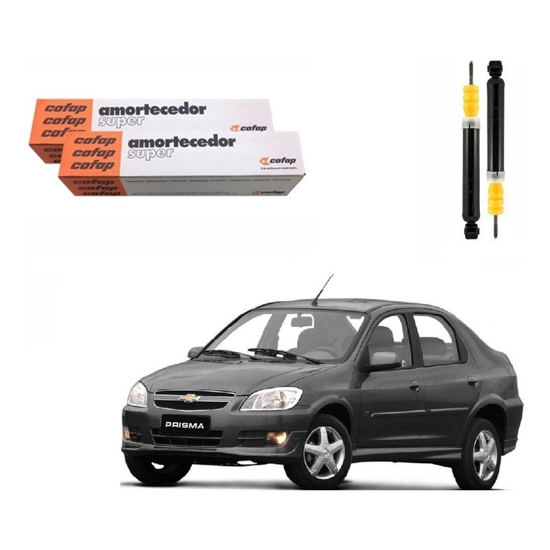 Par Amortecedor Traseiro, Prisma 1.4 2006 A 2012 em Oferta na Shopee