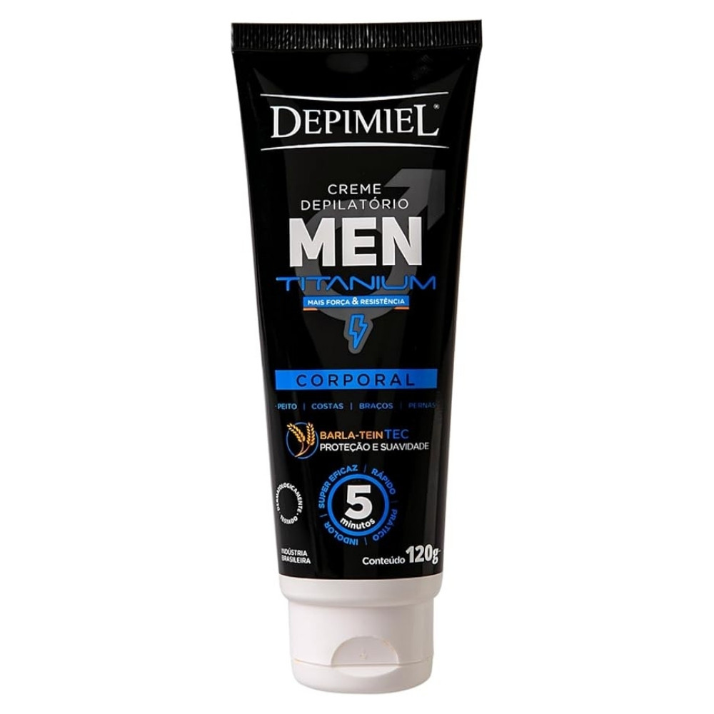 Creme Depilatória Depimiel Men Corporal Masculino Homem 120g em Oferta na Shopee
