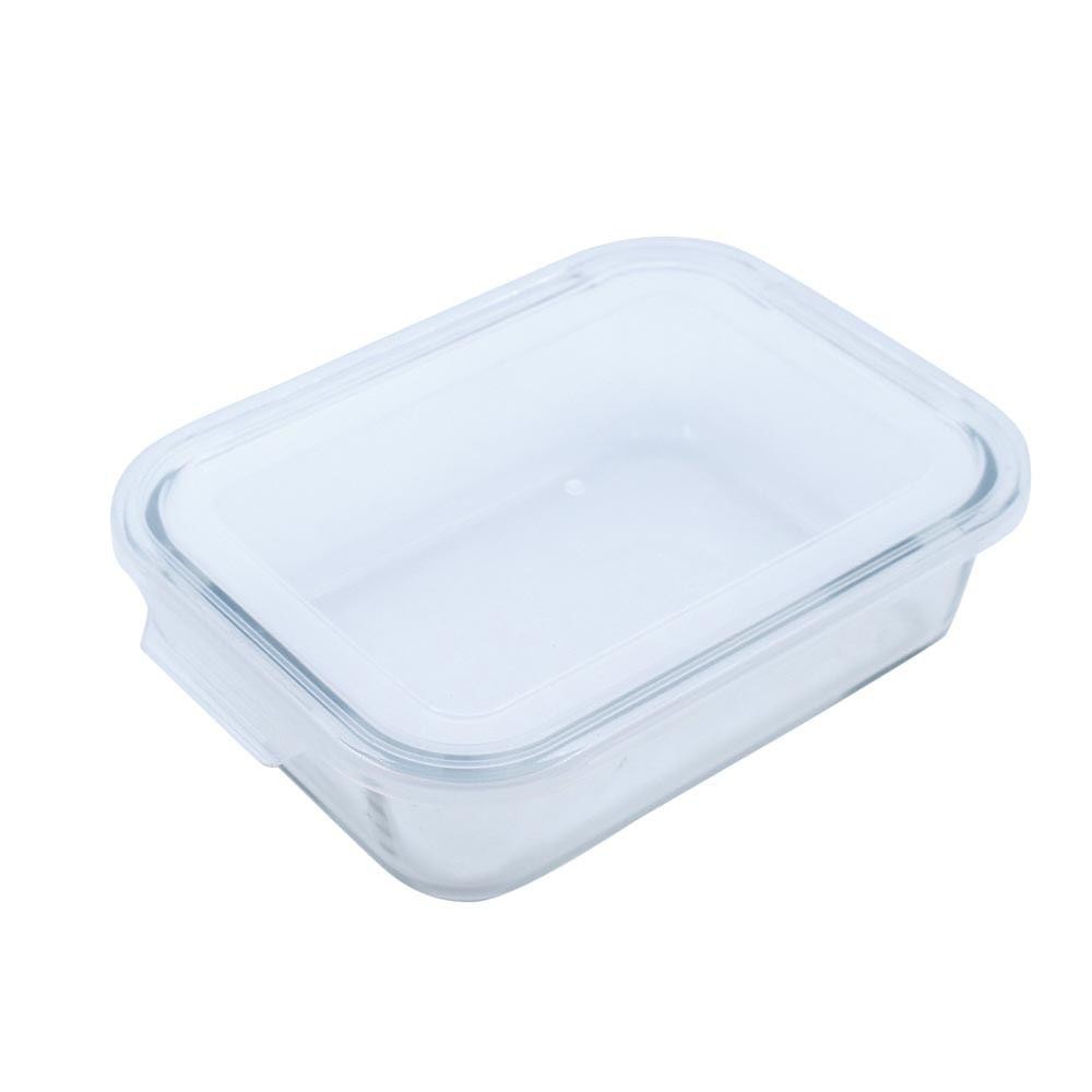 Pote de Vidro Retangular com Tampa 1L em Oferta na Shopee