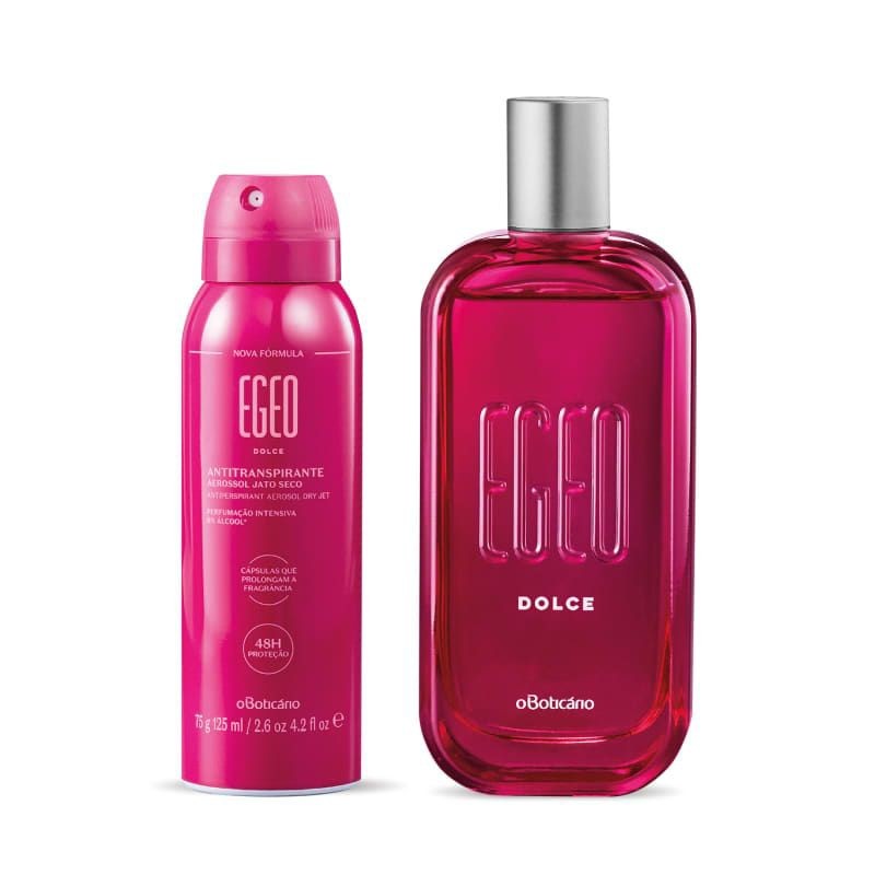 Combo Presente Egeo Dolce: Desodorante Colônia 90ml + Desodorante Aerossol 75g