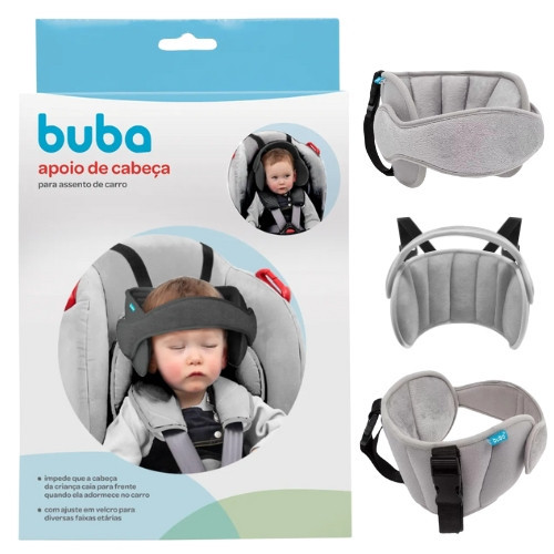 Apoio de Cabeça Acolchoada Infantil Buba Bebê Cadeirinha Viagem Encosto Criança Menino Menina Bebe