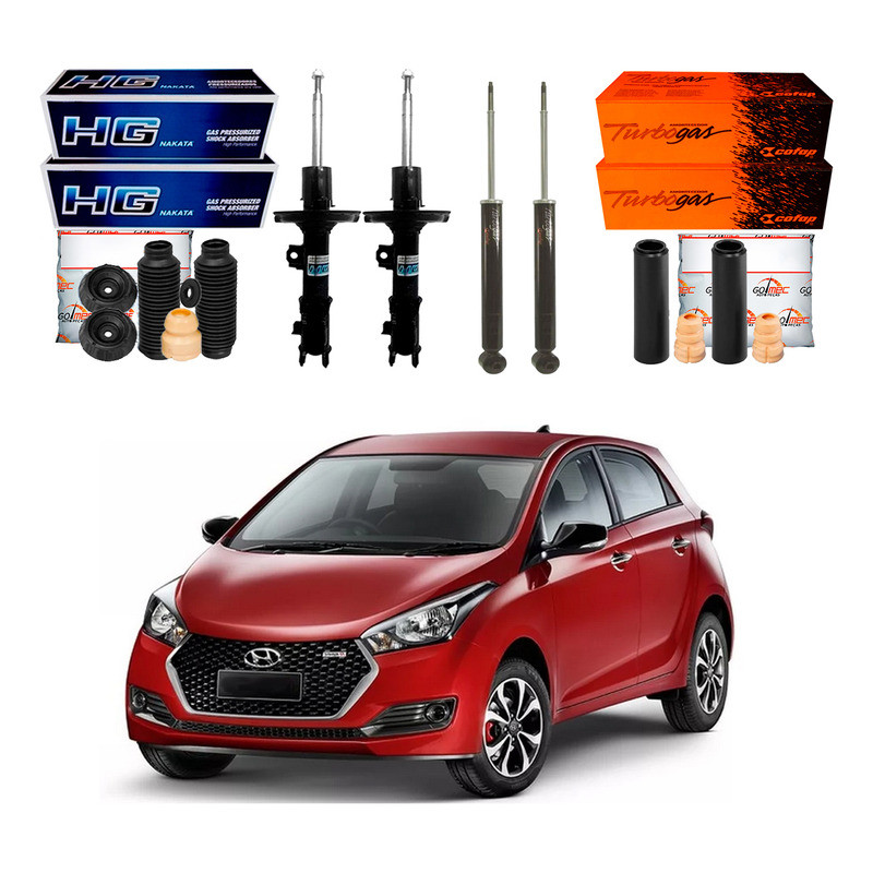 Kit Amortecedor Dianteiro Traseiro Hb20 1.6 2016 A 2019