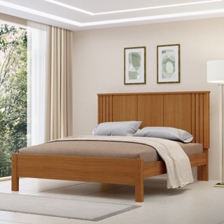 Cama de Casal 100% Mdf 123cm X 175cm Duo em Oferta na Shopee