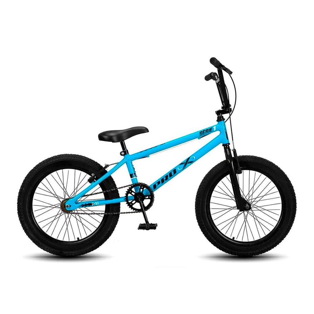 Bike Aro 20 BMX PRO X Serie 1 Freestyle Infantil V-Brake -Bicicleta Prox Para Crianças Bike Colorida