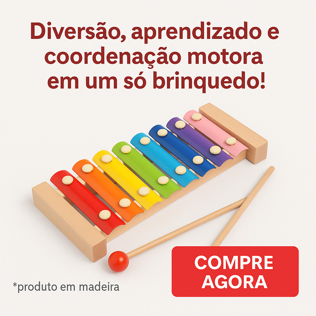 Xilofone Madeira Colorido Infantil: Onde Comprar | BuscaProdutos