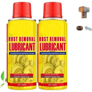 Spray Lubrificante Anticorrosivo e Removedor de Ferrugem de 6,1oz para Metal, Óleo Penetrante Multiuso, Lubrificante Dis