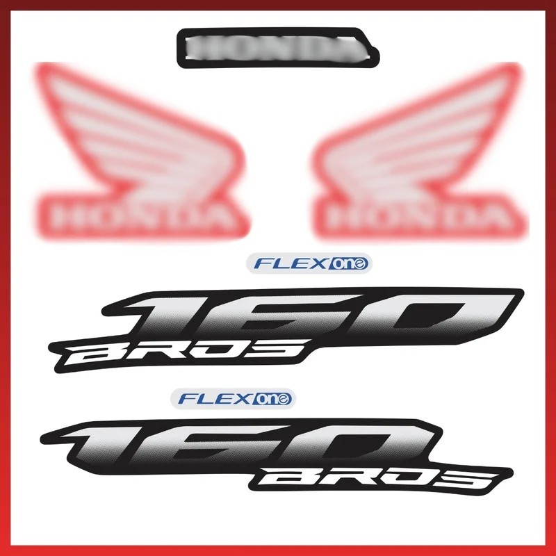 Kit Faixa Adesivo NXR Bros 160 2016 ESDD Cores Variadas