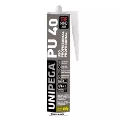 Adesivo Selante Unipega PU40 Cartucho 400g Branco