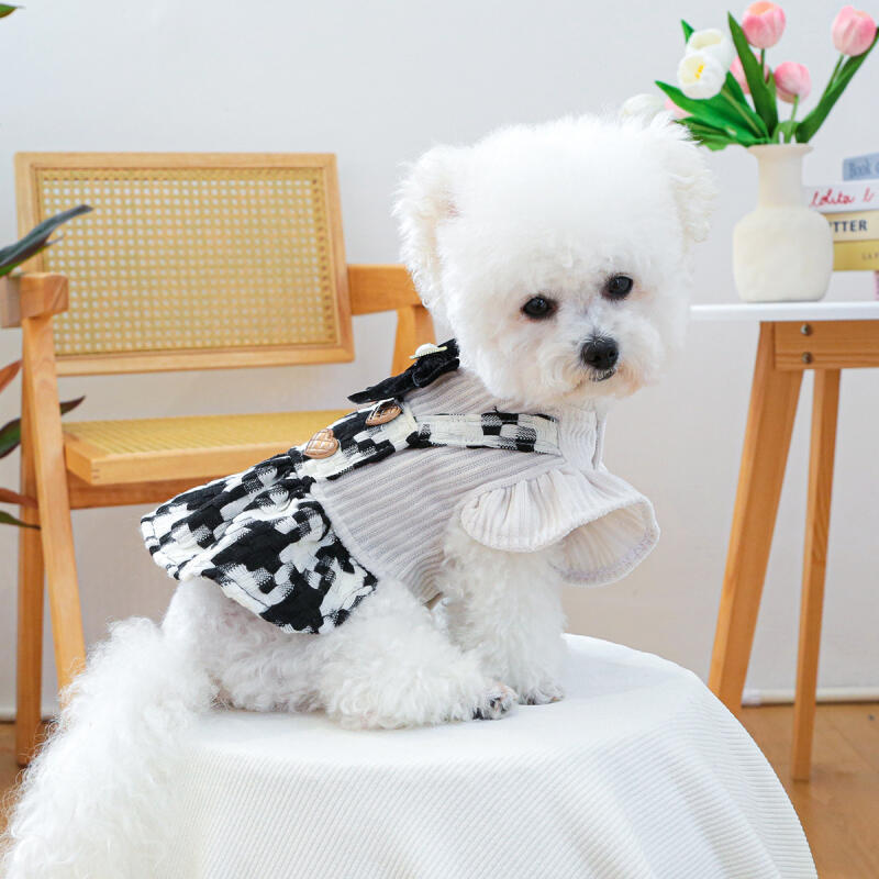 Princesa Pequeno Médio Roupas Para Cães Ano Novo Inverno Doce Festa Macacão Gatos Mailard Moda Menina Chihuahua Vestido