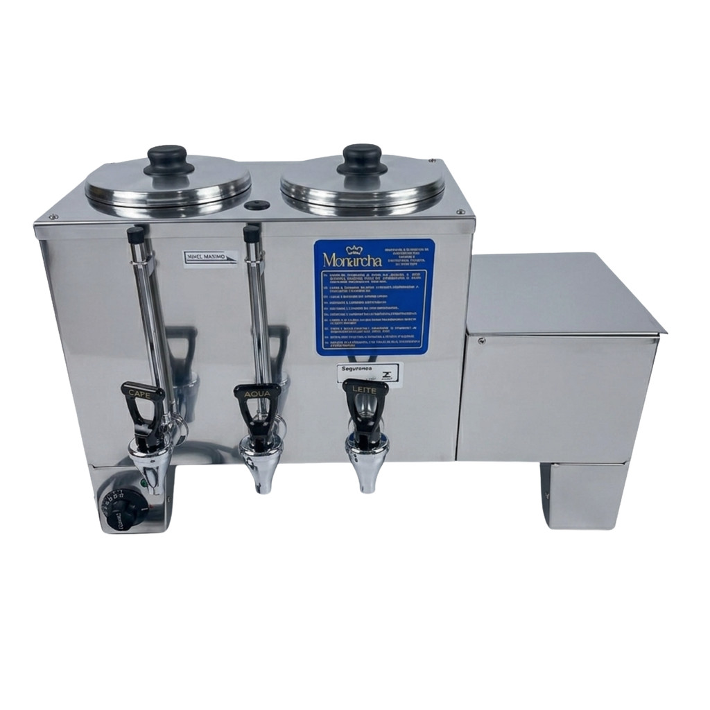 Cafeteira Elétrica 2 Tanques 6 litros + Esterilizador M32DCLE Monarcha